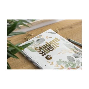 τετραδιο-σπιραλ-α4-με-τρυπεσ-student-bloom-με-σκληρο-εξωφυλλο-400gsm-160σελ-90gsm-brunnen 2